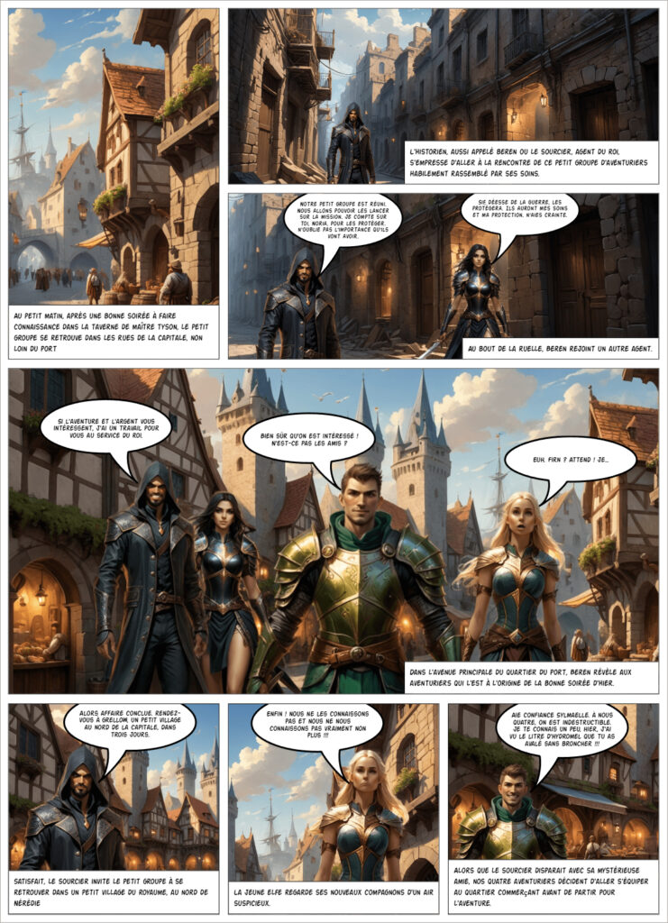 Planche 2 de la BD Taverne de maitre Tyson